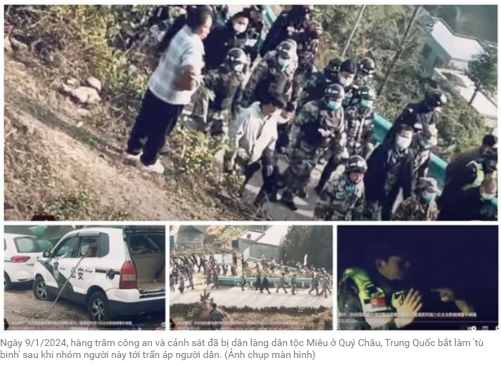 209. Trung Quốc: Người Mèo ở Quý Châu phản kháng tập thể, hàng trăm công an và cảnh sát hạ vũ khí đầu hàng